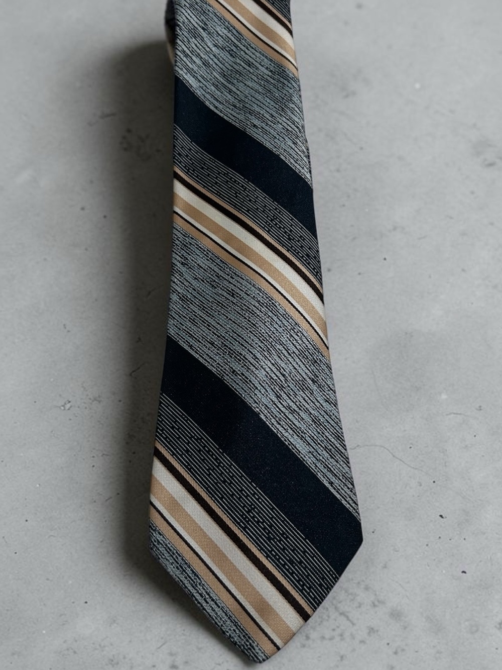 Johnny Carson Vintage Striped Tie